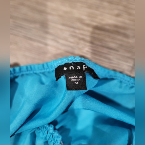 SNAP blue ruffle sundress - Picture 5 of 7